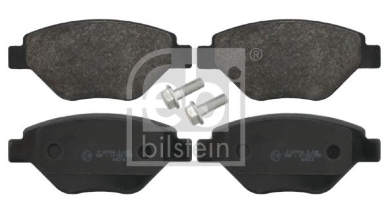 FEBI BILSTEIN 16623 Bremsbelagsatz mit Befestigungsschrauben für Renault