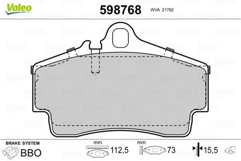 VALEO 598768 SBB-Satz PREMIUM