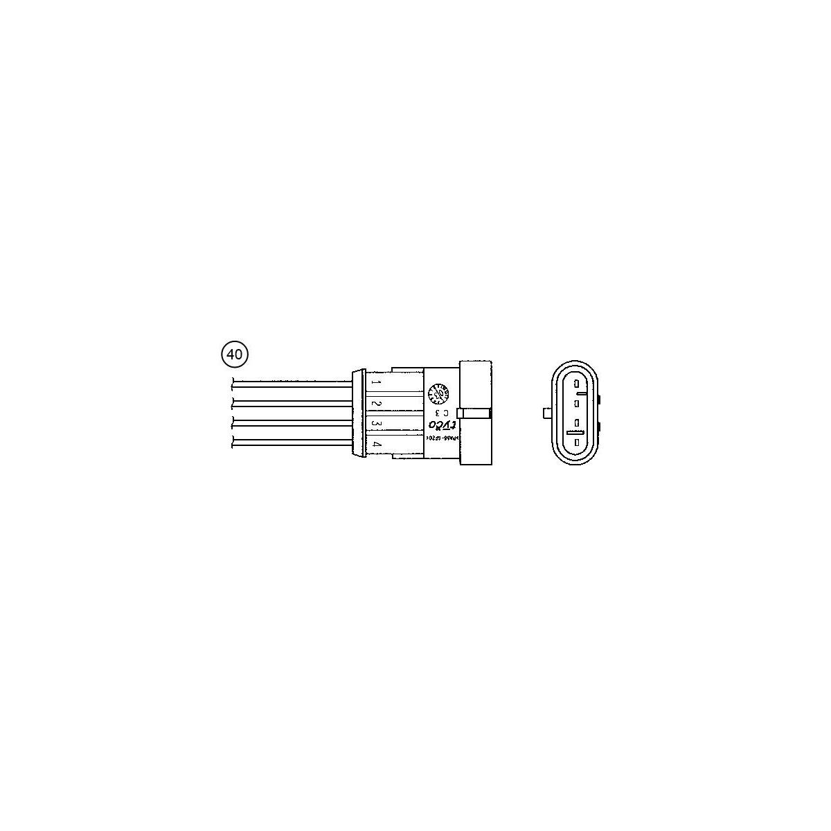 NGK 94547 Lambdasonde OZA641-A2 |Regelsonde