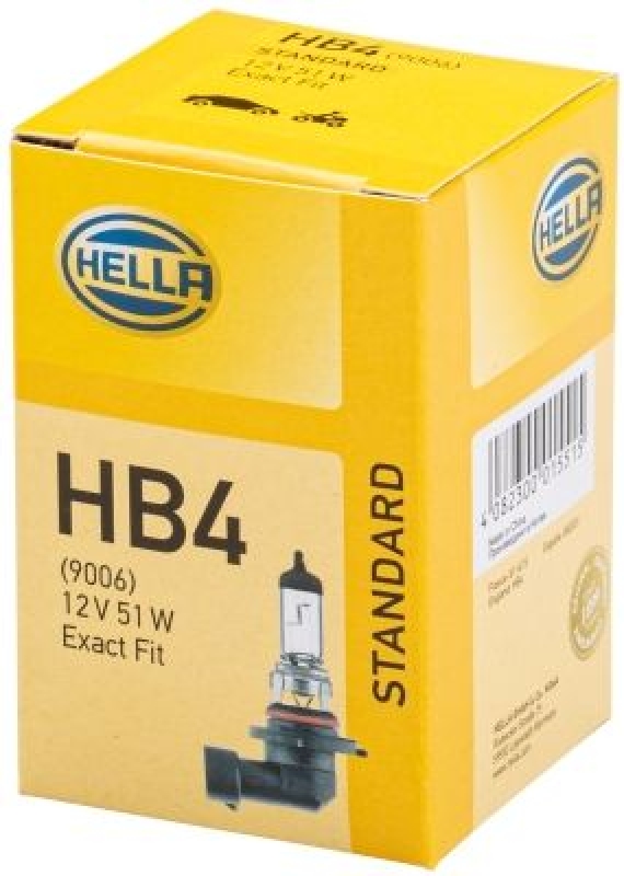 HELLA 8GH 005 636-121 Glühlampe HB4 12 V