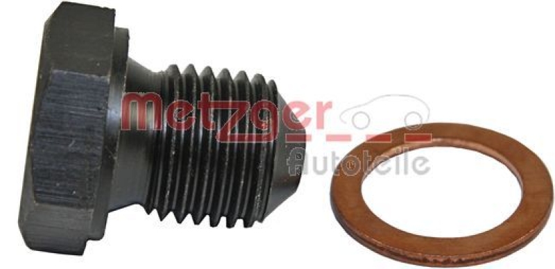 METZGER 8030003 Verschlussschraube, Ölwanne für AUDI/FORD/SEAT/SKODA/VW MIT DICHTUNG