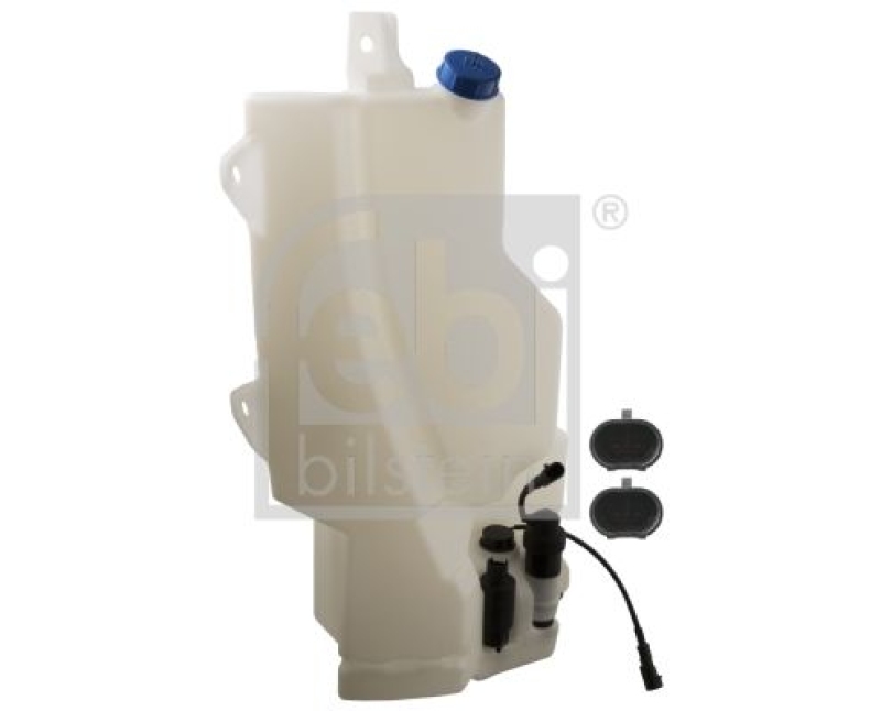 FEBI BILSTEIN 103835 Scheibenwaschbehälter mit Pumpe, Sensor und Deckel für Iveco