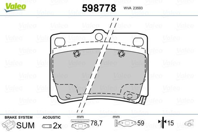 VALEO 598778 SBB-Satz PREMIUM