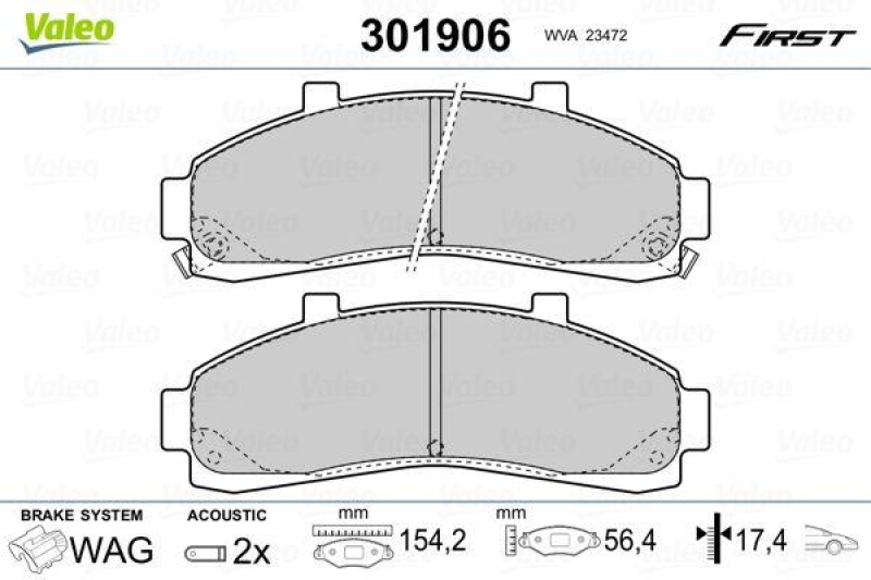 VALEO 301906 SBB-Satz FIRST