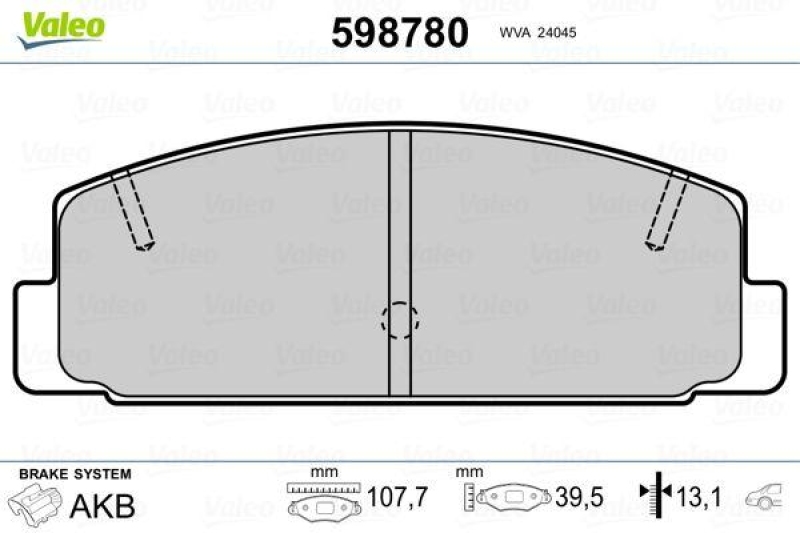 VALEO 598780 SBB-Satz PREMIUM