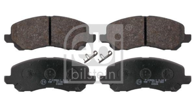 FEBI BILSTEIN 16644 Bremsbelagsatz für MITSUBISHI