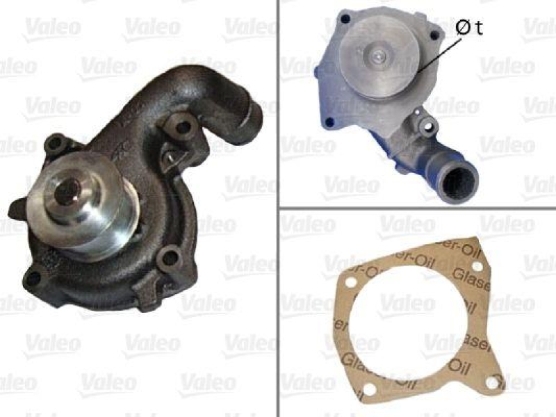 VALEO 506529 Wasserpumpe FORD, MAZDA FORD ESCORT