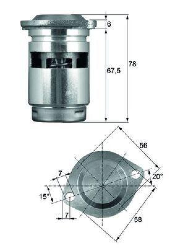 MAHLE TO 183 Thermostat Ölkühlung