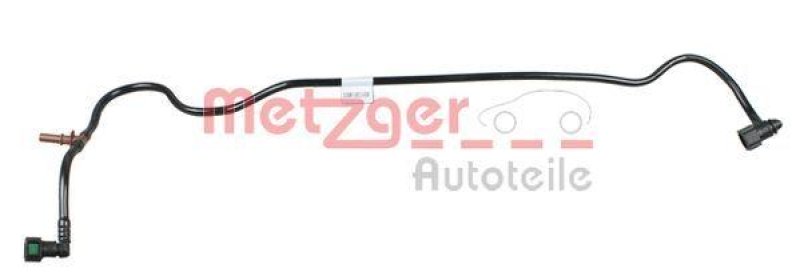 METZGER 2150067 Kraftstoffleitung für FIAT