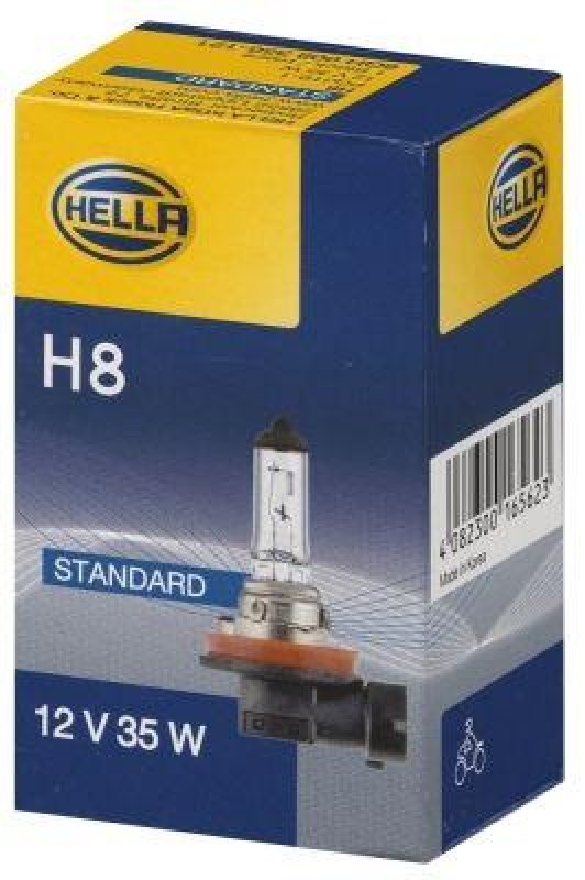 HELLA 8GH 008 356-121 Glühlampe H8 12 V 35 W