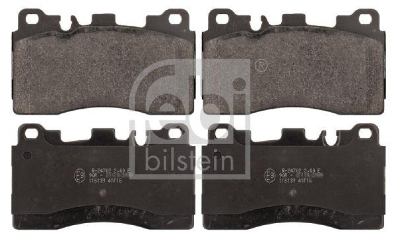 FEBI BILSTEIN 116139 Bremsbelagsatz für Mercedes-Benz