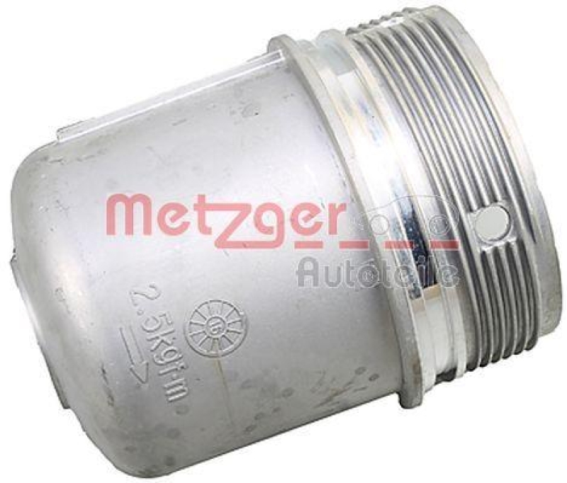 METZGER 2370075 Deckel, Ölfiltergehäuse für NISSAN/OPEL/RENAULT