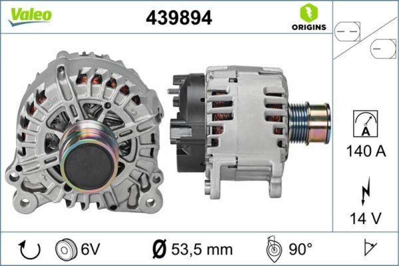 VALEO 439894 Generator Neu - ORIGINS