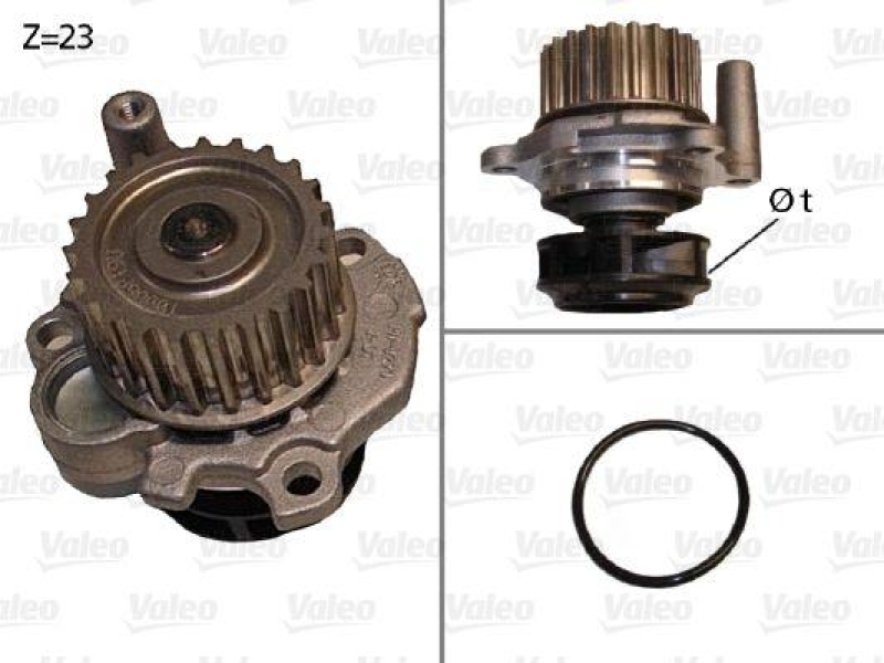 VALEO 506532 Wasserpumpe AUDI, SEAT, SKODA, VOLKSWAGE