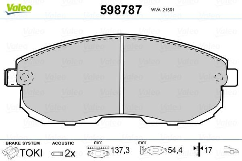 VALEO 598787 SBB-Satz PREMIUM