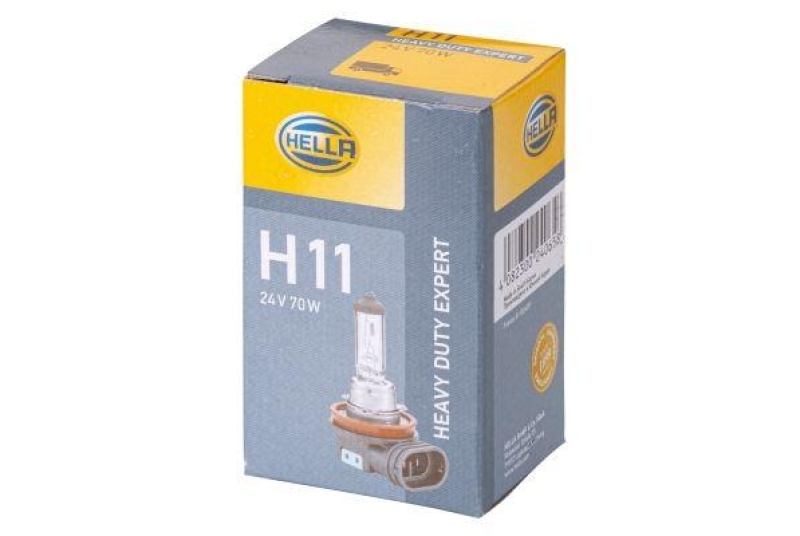 HELLA 8GH 008 358-251 Glühleuchte 24V H11 PGJ19-2