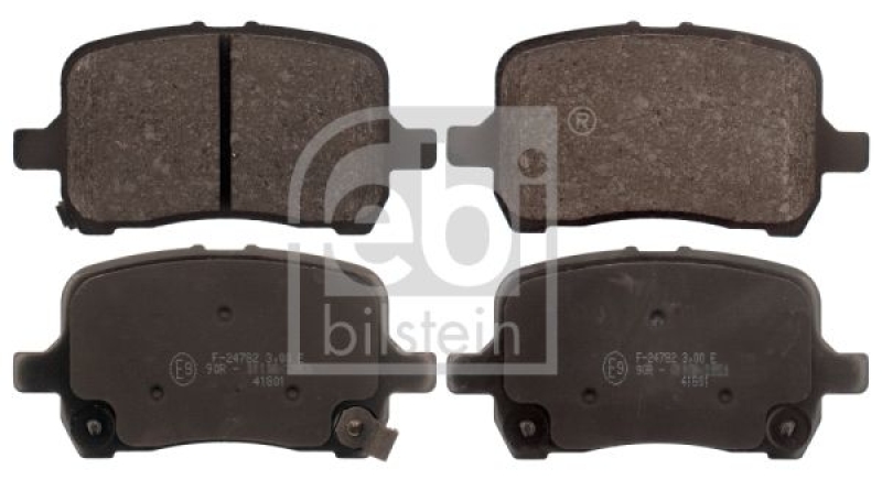 FEBI BILSTEIN 116146 Bremsbelagsatz für Opel