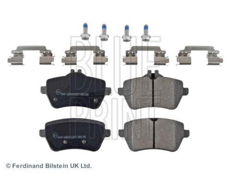 BLUE PRINT ADU174270 Bremsbelagsatz mit Befestigungsmaterial f&uuml;r Mercedes-Benz PKW