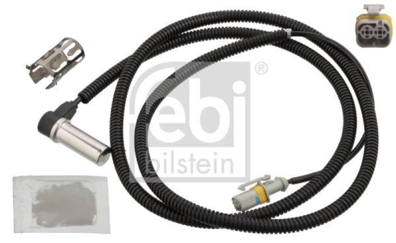 FEBI BILSTEIN 107659 ABS-Sensor mit Hülse und Fett für M A N