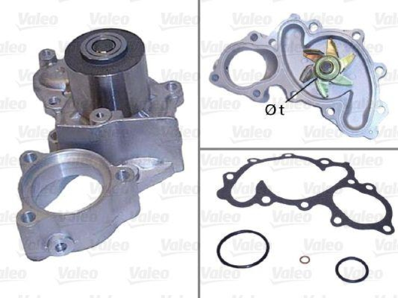 VALEO 506543 Wasserpumpe TOYOTA TOYOTA AVENSIS