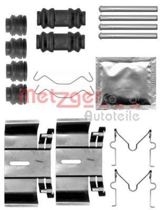 METZGER 109-1836 Zubeh&ouml;rsatz, Scheibenbremsbelag f&uuml;r TOYOTA