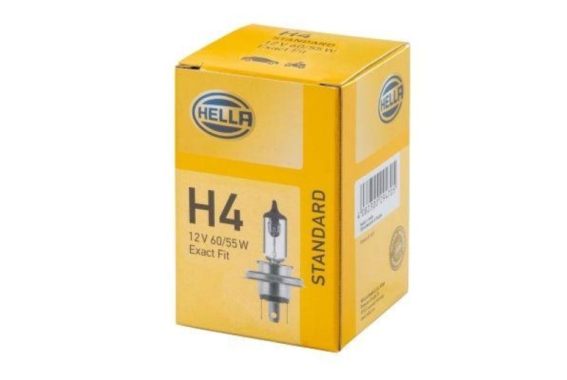 HELLA 8GJ 002 525-131 Glühleuchte 12V H4 P43t