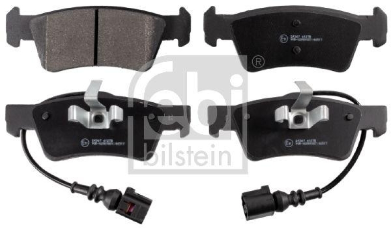 FEBI BILSTEIN 16669 Bremsbelagsatz für VW-Audi