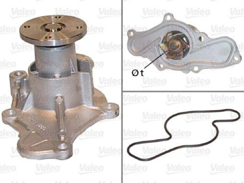 VALEO 506544 Wasserpumpe MAZDA 626 IV, MX-6, Xedos 6