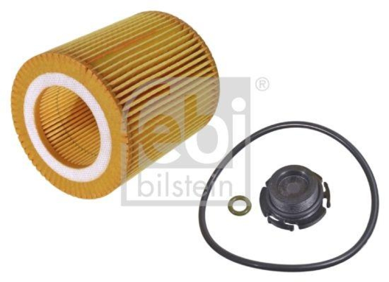 FEBI BILSTEIN 101322 Ölfilter mit Dichtringen für BMW