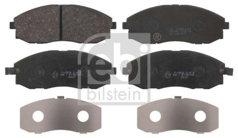 FEBI BILSTEIN 16680 Bremsbelagsatz für HYUNDAI