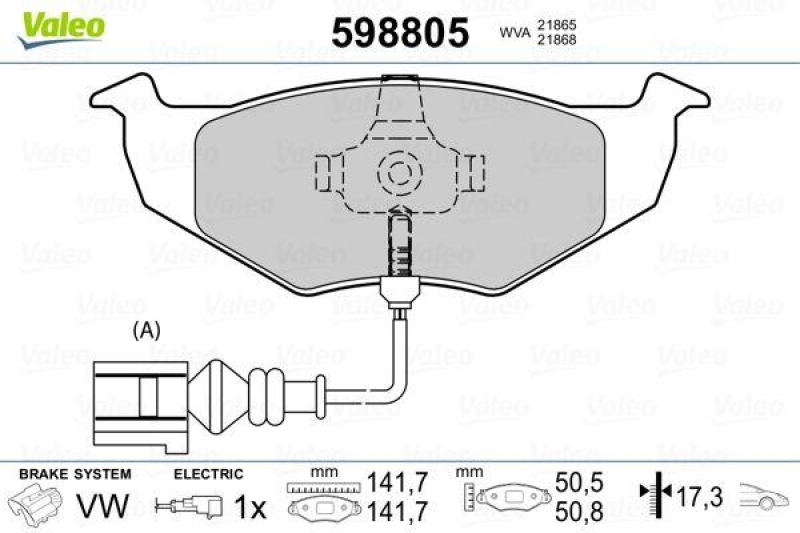 VALEO 598805 SBB-Satz PREMIUM