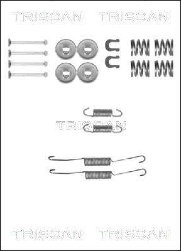 TRISCAN 8105 132587 Montagesatz F. Bremsbacken für Toyota