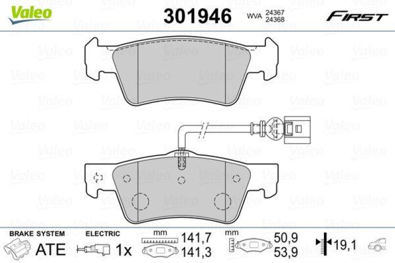 VALEO 301946 SBB-Satz FIRST