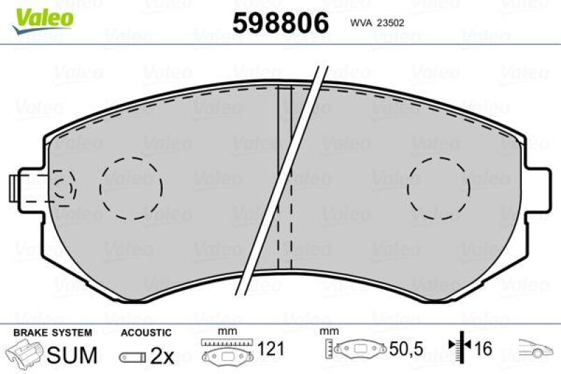 VALEO 598806 SBB-Satz PREMIUM