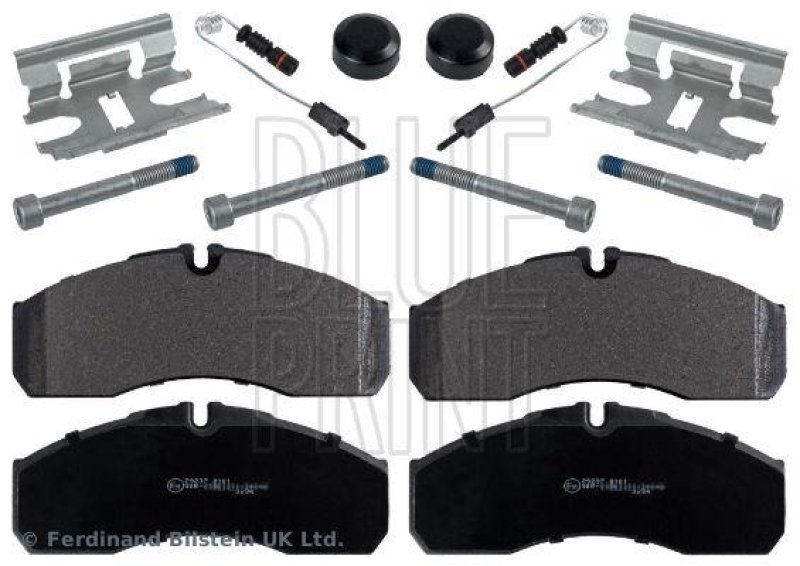 BLUE PRINT ADU174279 Bremsbelagsatz mit Befestigungsmaterial für Mercedes-Benz PKW