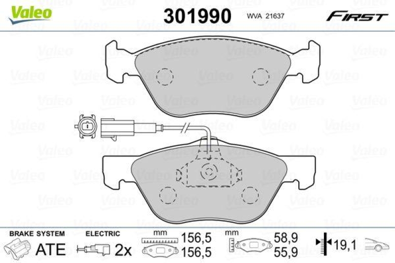 VALEO 301990 SBB-Satz FIRST