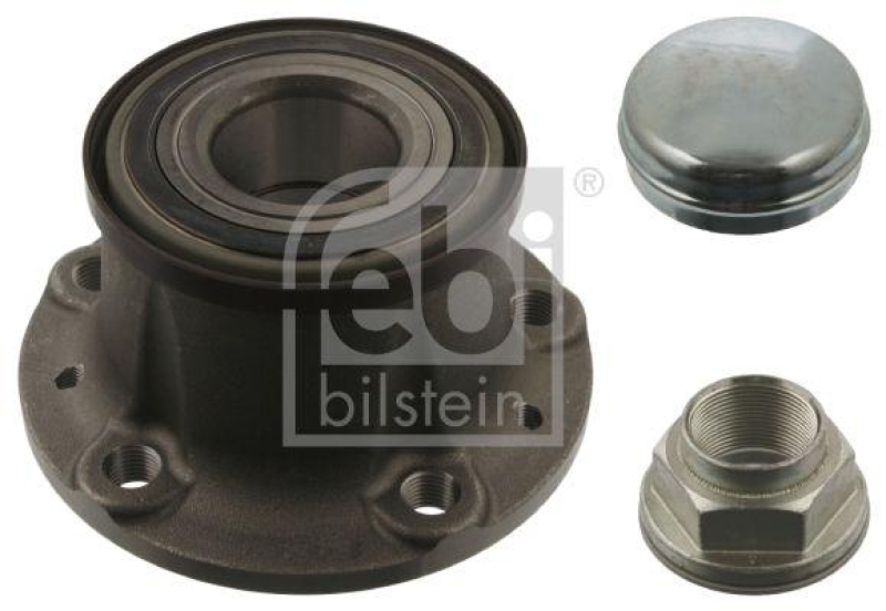 FEBI BILSTEIN 40018 Radlagersatz mit Radnabe, ABS-Impulsring und Anbaumaterial für CITROEN