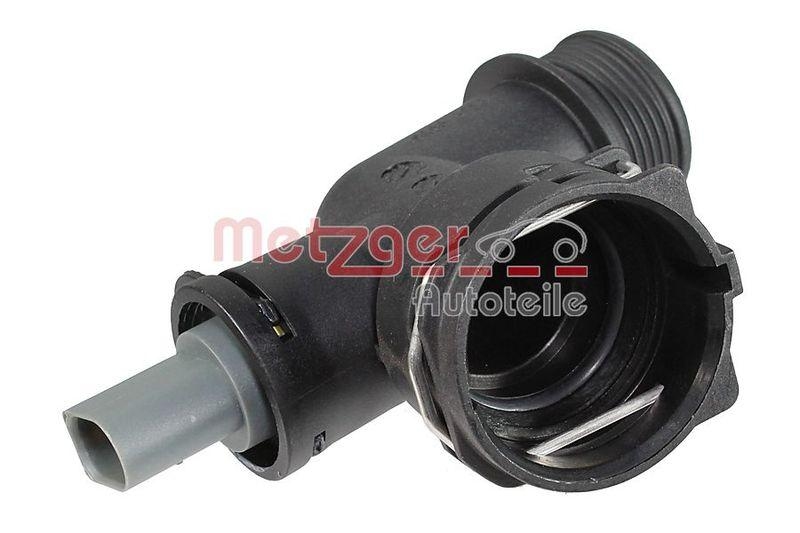 METZGER 4010115 Kühlmittelflansch für AUDI/SEAT/SKODA/VW OHNE DICHTUNG