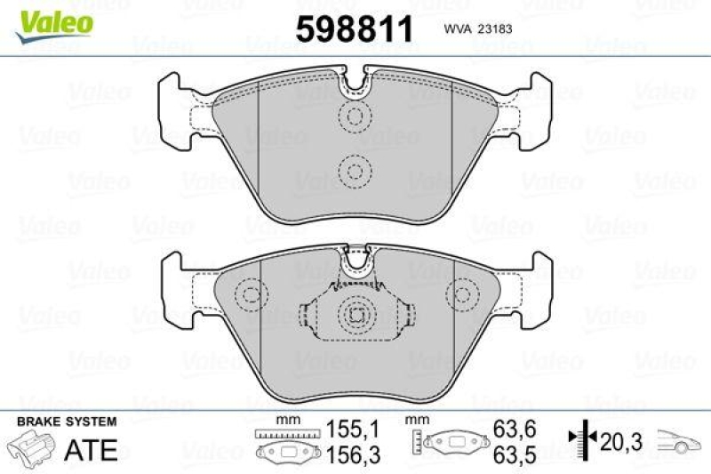 VALEO 598811 SBB-Satz PREMIUM