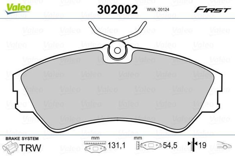 VALEO 302002 SBB-Satz FIRST