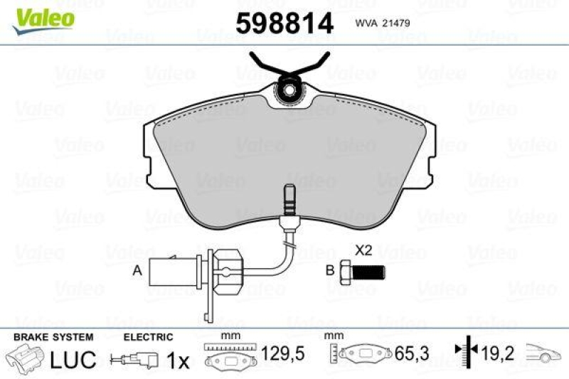 VALEO 598814 SBB-Satz PREMIUM