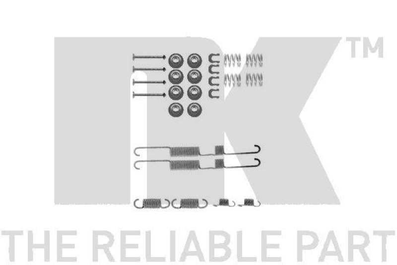 NK 7999643 Zubehörsatz, Bremsbacken für DAIHATSU, TOYOTA