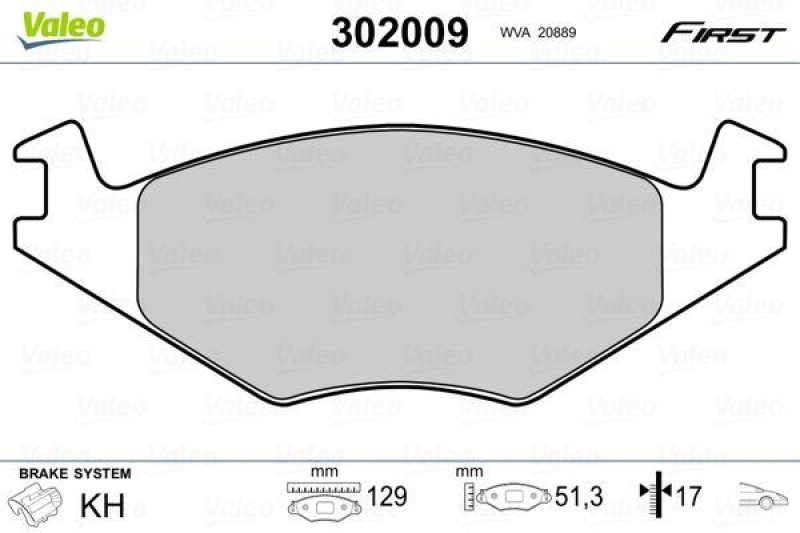 VALEO 302009 SBB-Satz FIRST