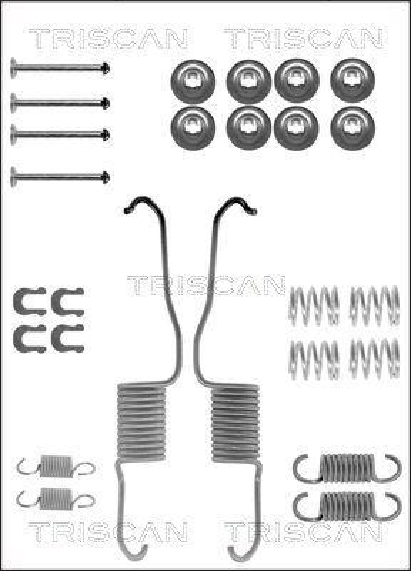 TRISCAN 8105 102573 Montagesatz F. Bremsbacken für Daihatsu, Toyota