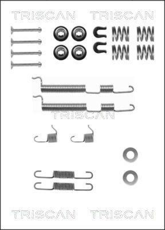 TRISCAN 8105 142562 Montagesatz F. Bremsbacken für Nissan