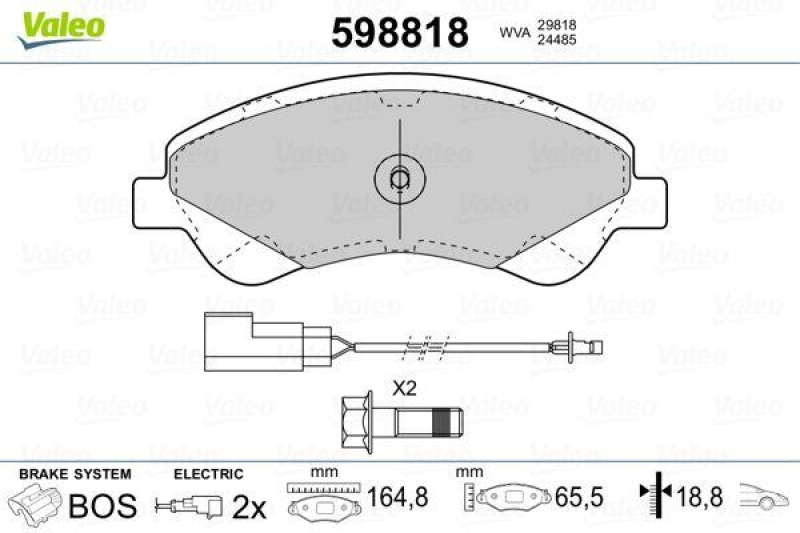 VALEO 598818 SBB-Satz PREMIUM