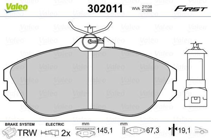 VALEO 302011 SBB-Satz FIRST