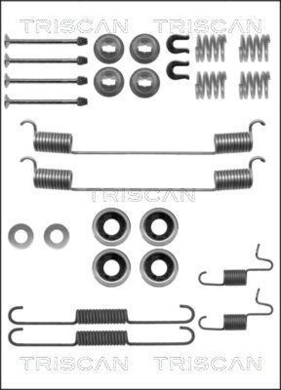 TRISCAN 8105 142565 Montagesatz F. Bremsbacken für Nissan