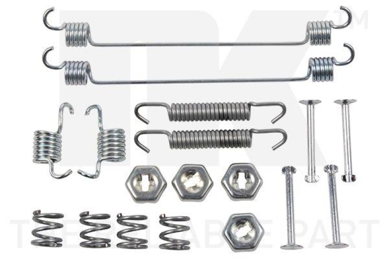 NK 7999657 Zubehörsatz, Bremsbacken für ALFA, CITR, FIAT, LANCIA, REN