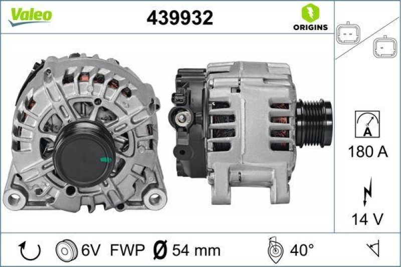 VALEO 439932 Generator Neu - ORIGINS